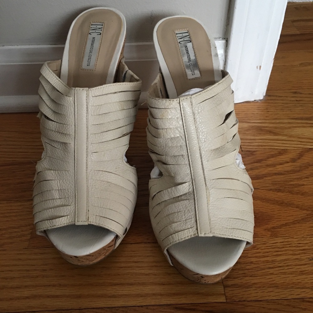 international concepts wedge sandals